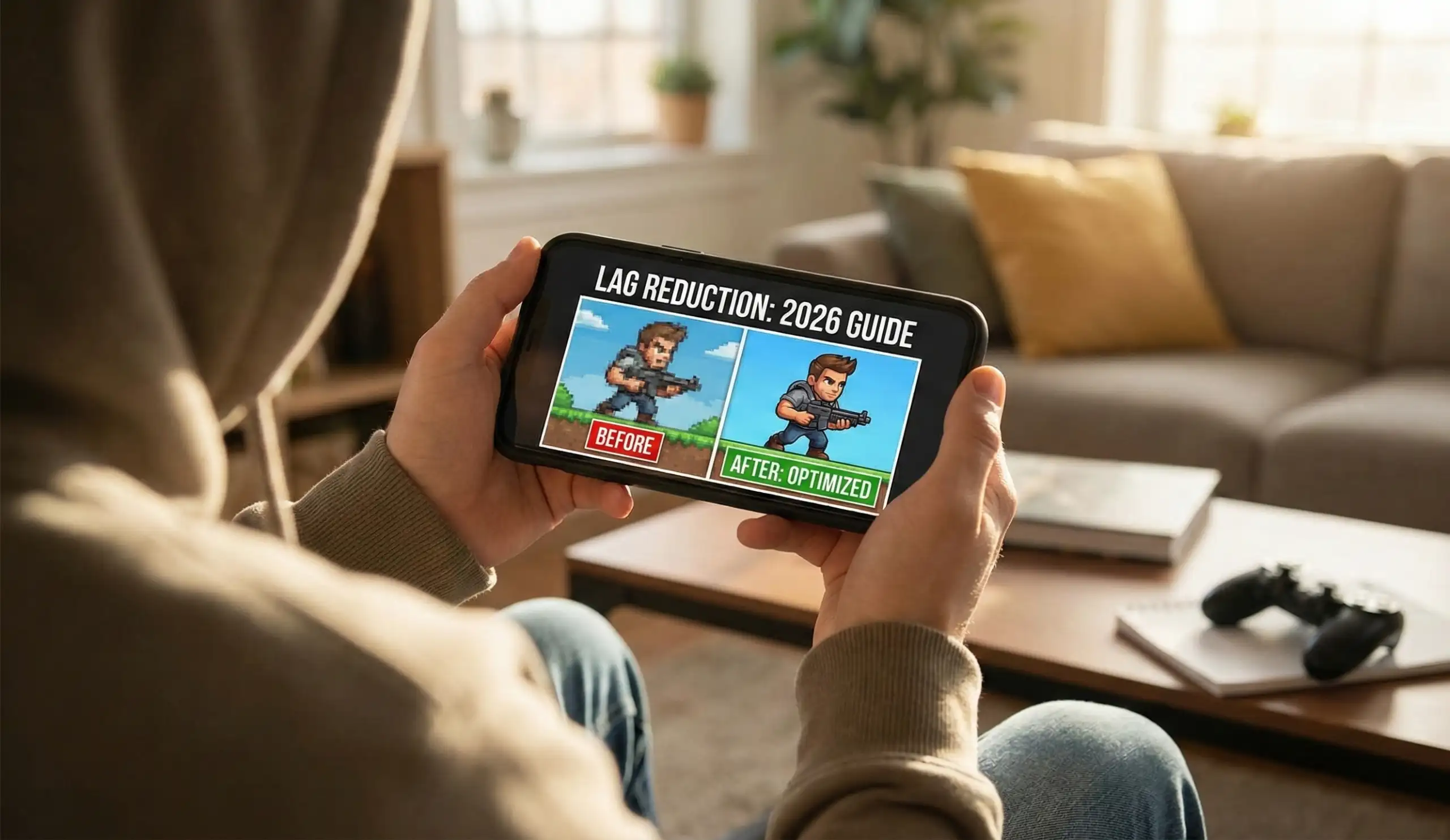 reduce lag in Android games - featured image